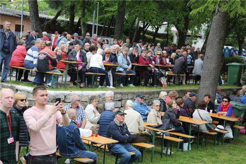 Rijeka: Riječani proslavili 1. maj na Trsatu