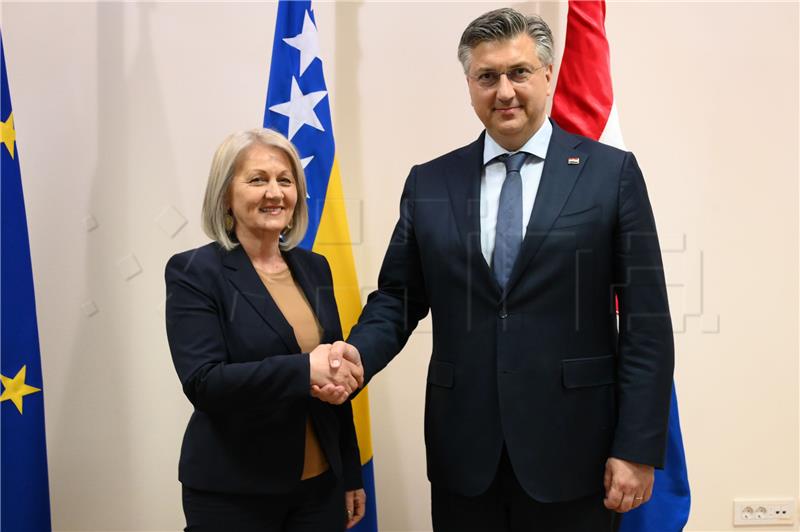 Plenković, Krišto, Čović welcome appointment of new Federation BiH government