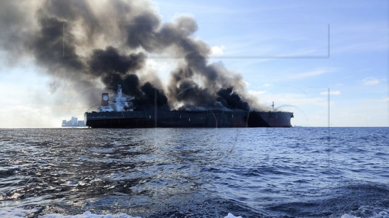 MALAYSIA OIL TANKER FIRE