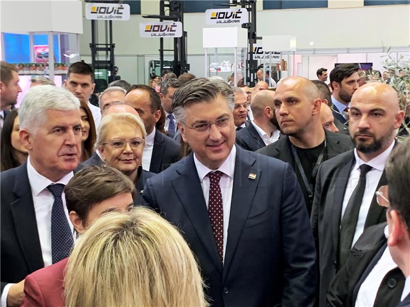 Premijer Plenković na otvorenju 24. Međunarodnog sajma gospodarstva Mostar 2023.