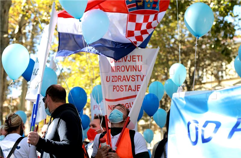 Medicinske sestre počinju s prosvjedima kojima traže veće plaće