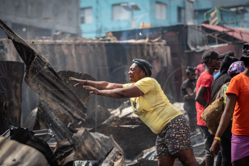 HAITI FIRE