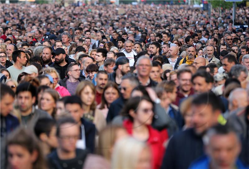 Protests against violence in public sphere held in several Serbian cities