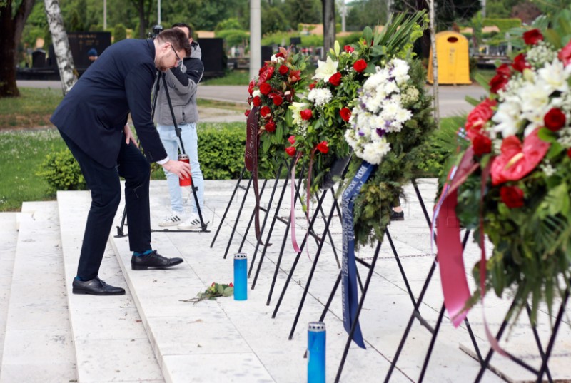 Polaganje vijenaca povodom Dana Europe i pobjede nad fašizmom