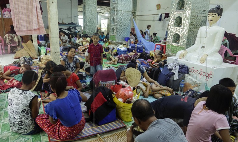 MYANMAR WEATHER CYCLONE