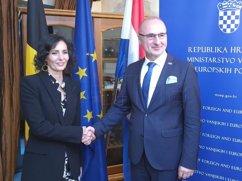 Croatian, Belgian FMs emphasise importance of boosting bilateral relations