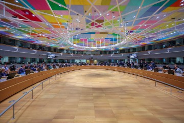 BELGIUM EU FINANCE MINISTERS  MEETING 