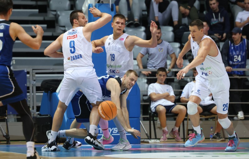 Zadar: Četvrtfinalna utakmica Premijer lige za prvaka: KK Zadar - KK Dinamo - Zagreb