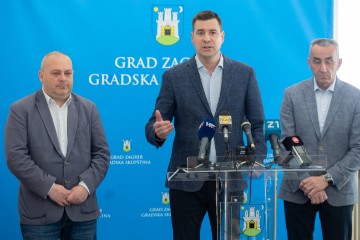 Konferencija za novinare gradske organizacije HDZ-a i HSLS-a