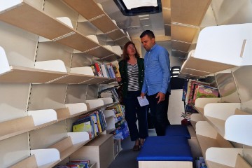 Bjelovar: Predstavljen novi bibliobus kupljen uz pomoć EU fondova