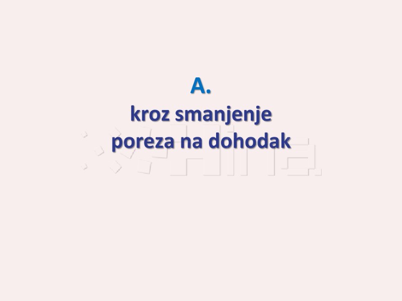 Ukida se prirez, povećava osobni odbitak, sufinanciraju se doprinosi