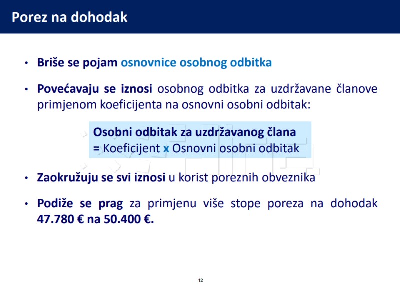 Ukida se prirez, povećava osobni odbitak, sufinanciraju se doprinosi