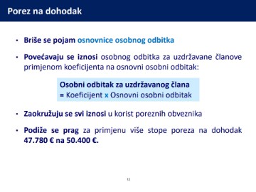 Ukida se prirez, povećava osobni odbitak, sufinanciraju se doprinosi