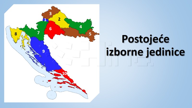 Prijedlog novih izbornih jedinica