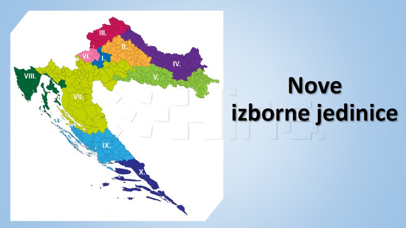 Prijedlog novih izbornih jedinica