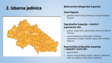 Prijedlog novih izbornih jedinica