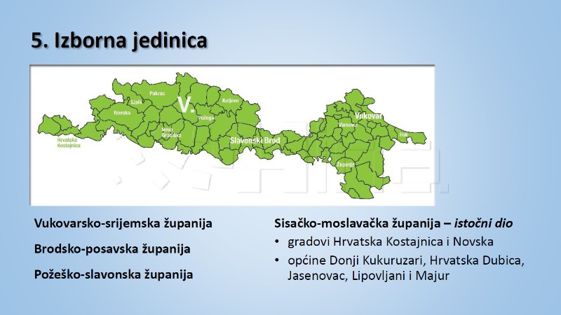 Prijedlog novih izbornih jedinica