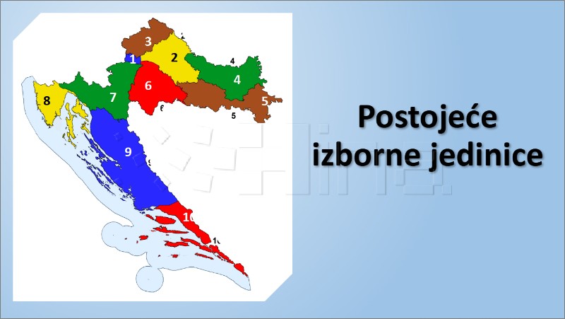 Prijedlog novih izbornih jedinica