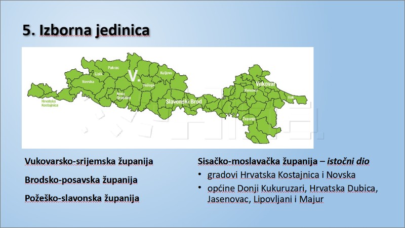 Prijedlog novih izbornih jedinica