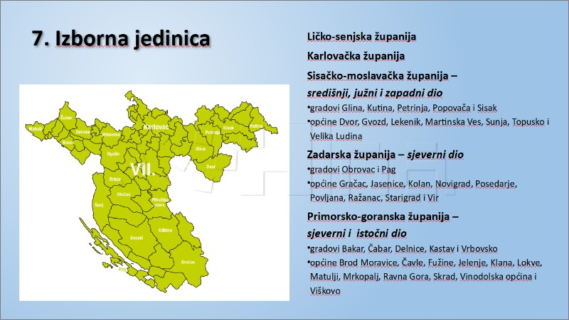 Prijedlog novih izbornih jedinica