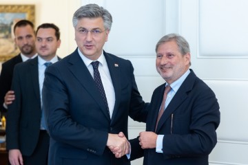 Plenković primio povjerenika Europske komisije za proračun i administraciju