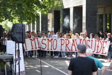 Prosvjed Sindikata pravosudne policije