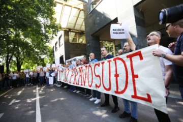 Prosvjed Sindikata pravosudne policije