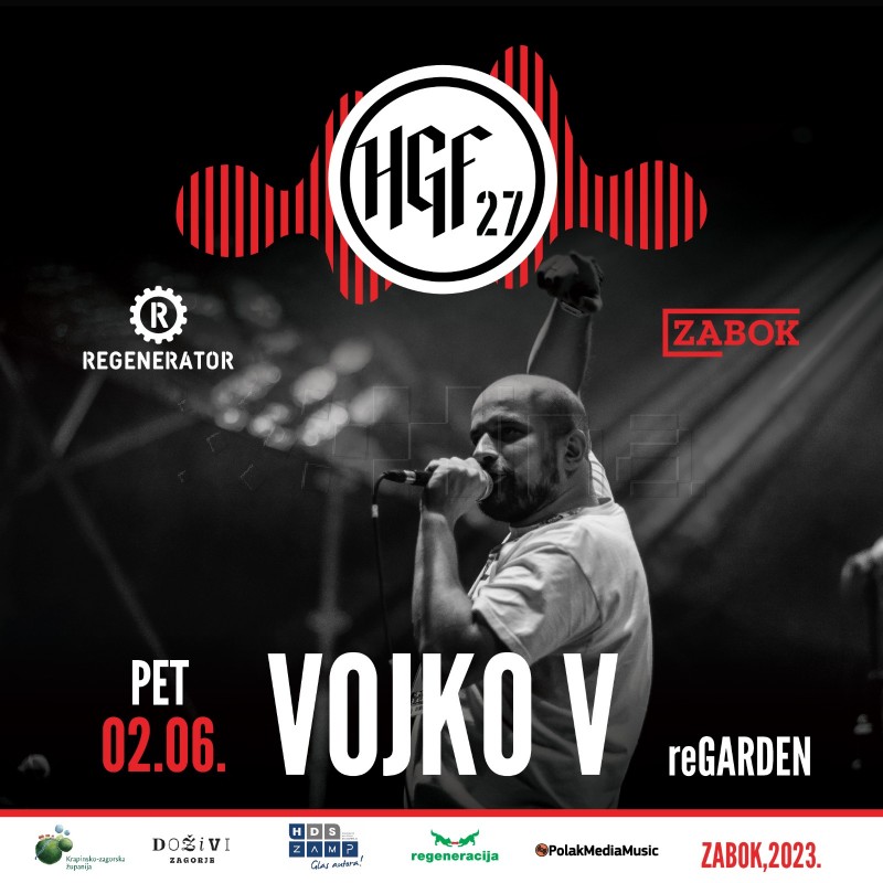 Vojko V 2. lipnja otvara novu sezonu HGF festivala u Zaboku