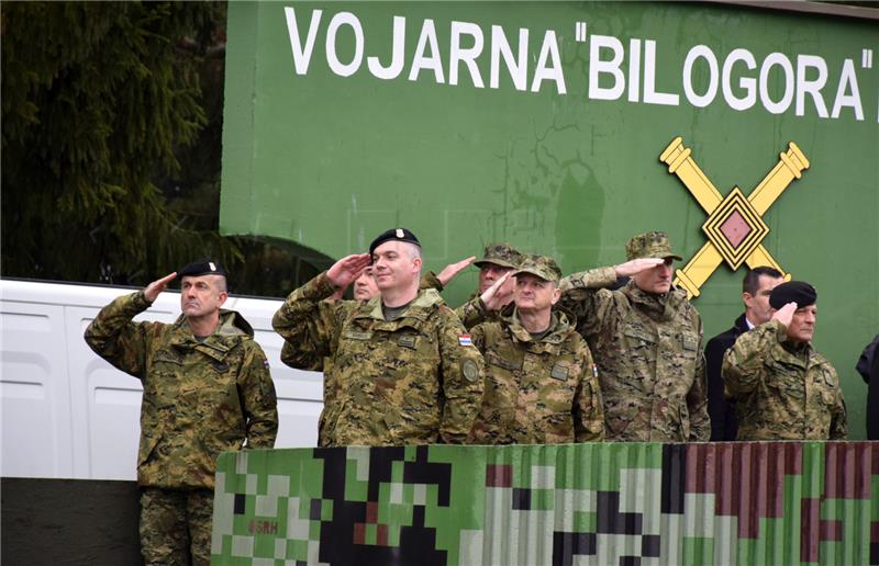 Sabor head visits Croatian contingent in NATO battlegroup in Lithuania 