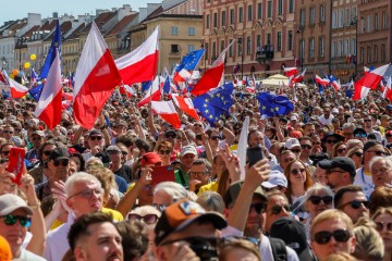 POLAND OPPOSITION PARTIES PROTEST