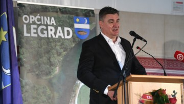 Predsjednik Milanović u Legradu: Novac iz fondova EU je vaš novac