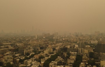 USA NEW YORK SMOKE FROM CANADIAN WILDFIRES