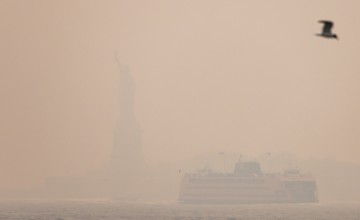 USA NEW YORK SMOKE FROM CANADIAN WILDFIRES