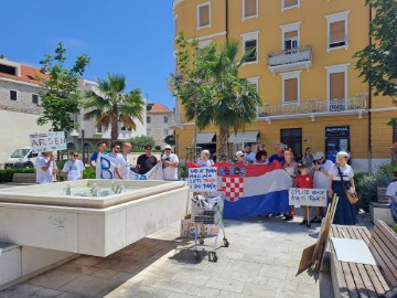 Split: Opet prosvjed stanovnika Brda zbog onečišćenja zraka