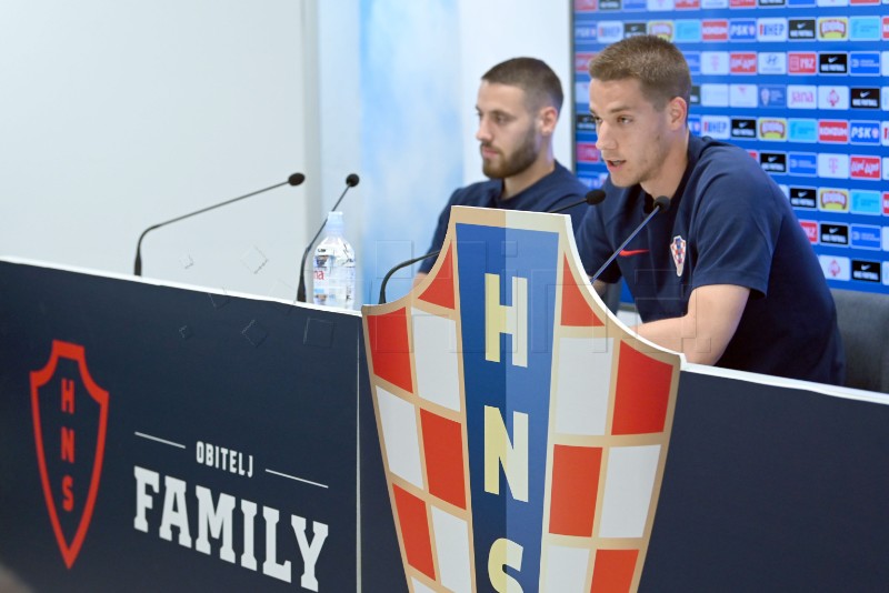 Konferencija za medije hrvatske nogometne reprezentacije