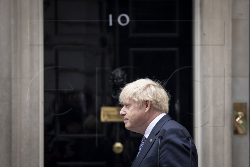 BRITAIN POLITICS JOHNSON PARLIAMENT RESIGNATION