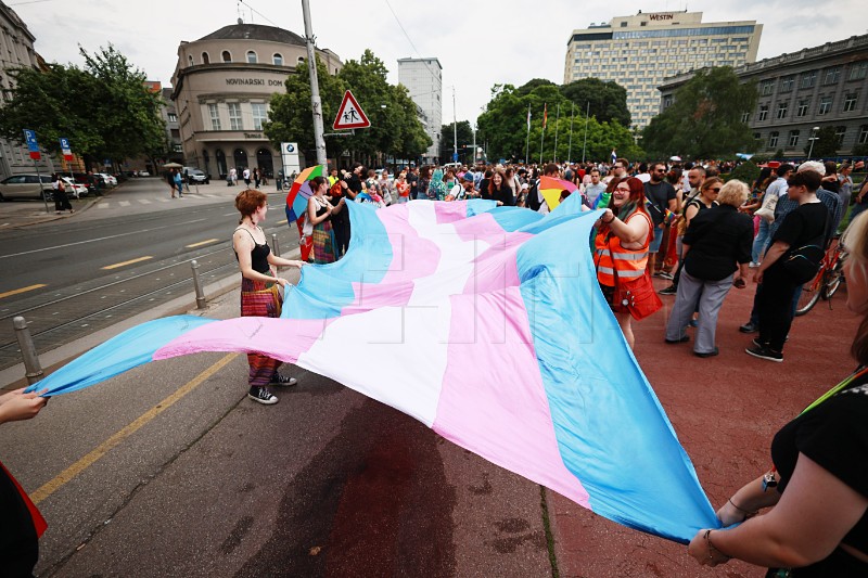 22nd Pride Parade starts in Zagreb under slogan 'Together for trans rights!'