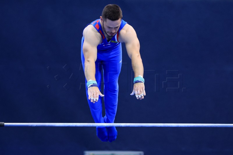 Tin  Srbić, Tina Zelčić win bronze medals at 14th Artistic Gymnastics World Cup in Osijek