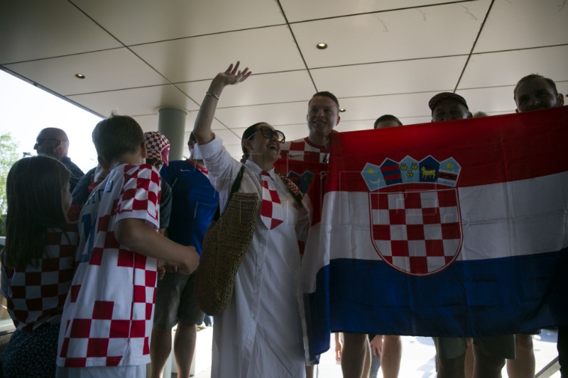  Dolazak Hrvatske nogometne reprezentacije u Van der Valk Hotel u Schiedamu