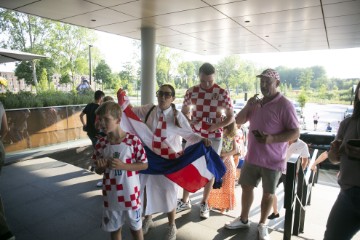  Dolazak Hrvatske nogometne reprezentacije u Van der Valk Hotel u Schiedamu