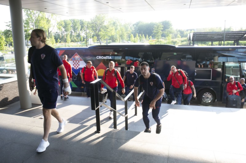  Dolazak Hrvatske nogometne reprezentacije u Van der Valk Hotel u Schiedamu