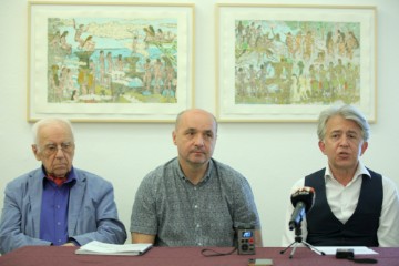 Konferencija za medije u povodu otvorenja izložbe Tomislava Buntaka "Miracle Grecque"