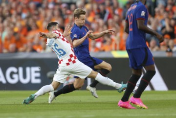 Liga nacija: Nizozemska - Hrvatska 1-0 (poluvrijeme)