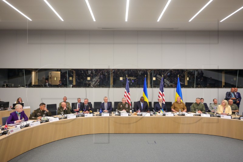 BELGIUM NATO DEFENSE MINISTERS MEETING