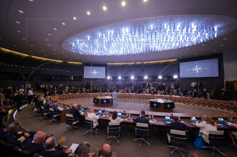 BELGIUM NATO DEFENSE MINISTERS MEETING