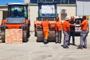 Konferencija za medije radnika Cesta Šibenik