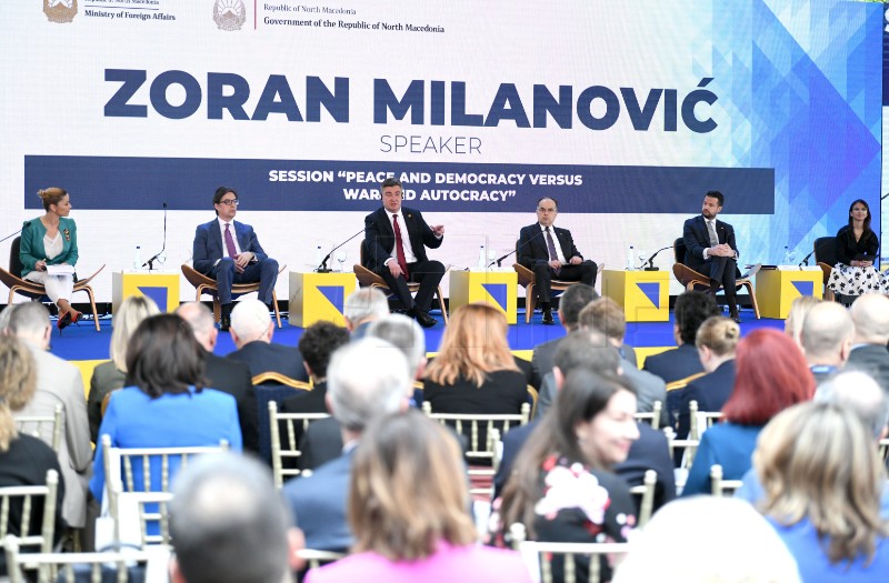 Struga: Milanović na međunarodnoj konferenciji "Prespa forum za dijalog"