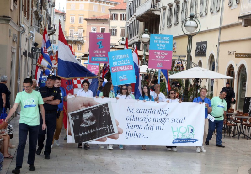 Rijeka: Hod za život za izmjenu zakona o pobačaju; Hod za slobodu za slobodu izbora