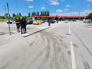 Mjesto prometne nesreće u Buzinu u kojoj je petero ozlijeđenih, troje teško