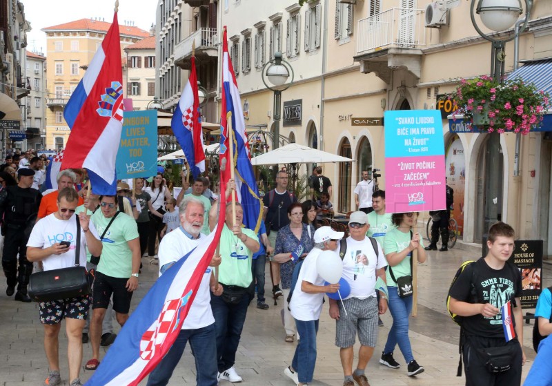 Rijeka: Održan Hod za život